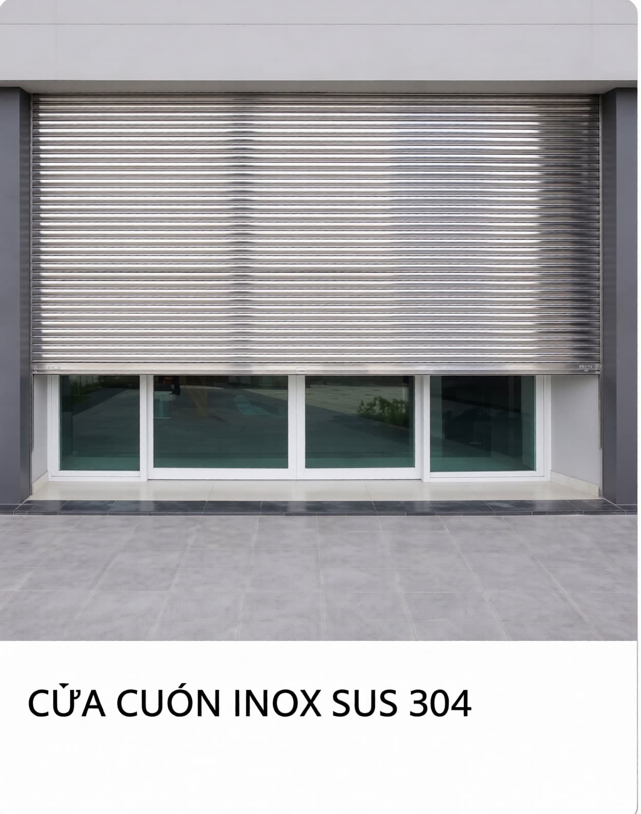 Cửa Cuốn Inox SUS 304 — lắp đặt tại Cần Thơ