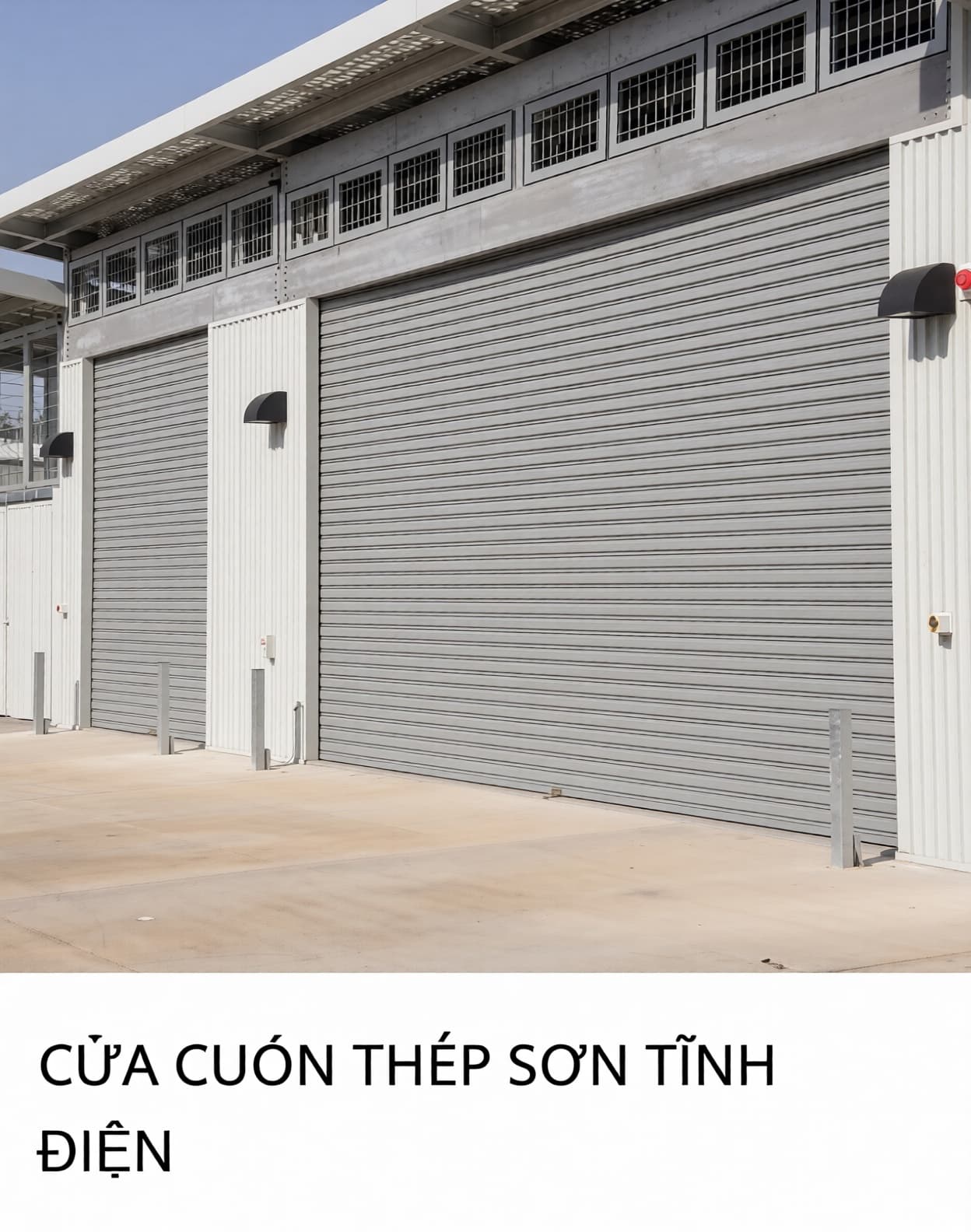 Cửa Cuốn Thép Sơn Tĩnh Điện — lắp đặt tại Cần Thơ
